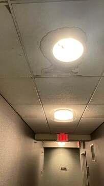 Ceilings with water damage