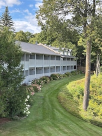 Gardens behind