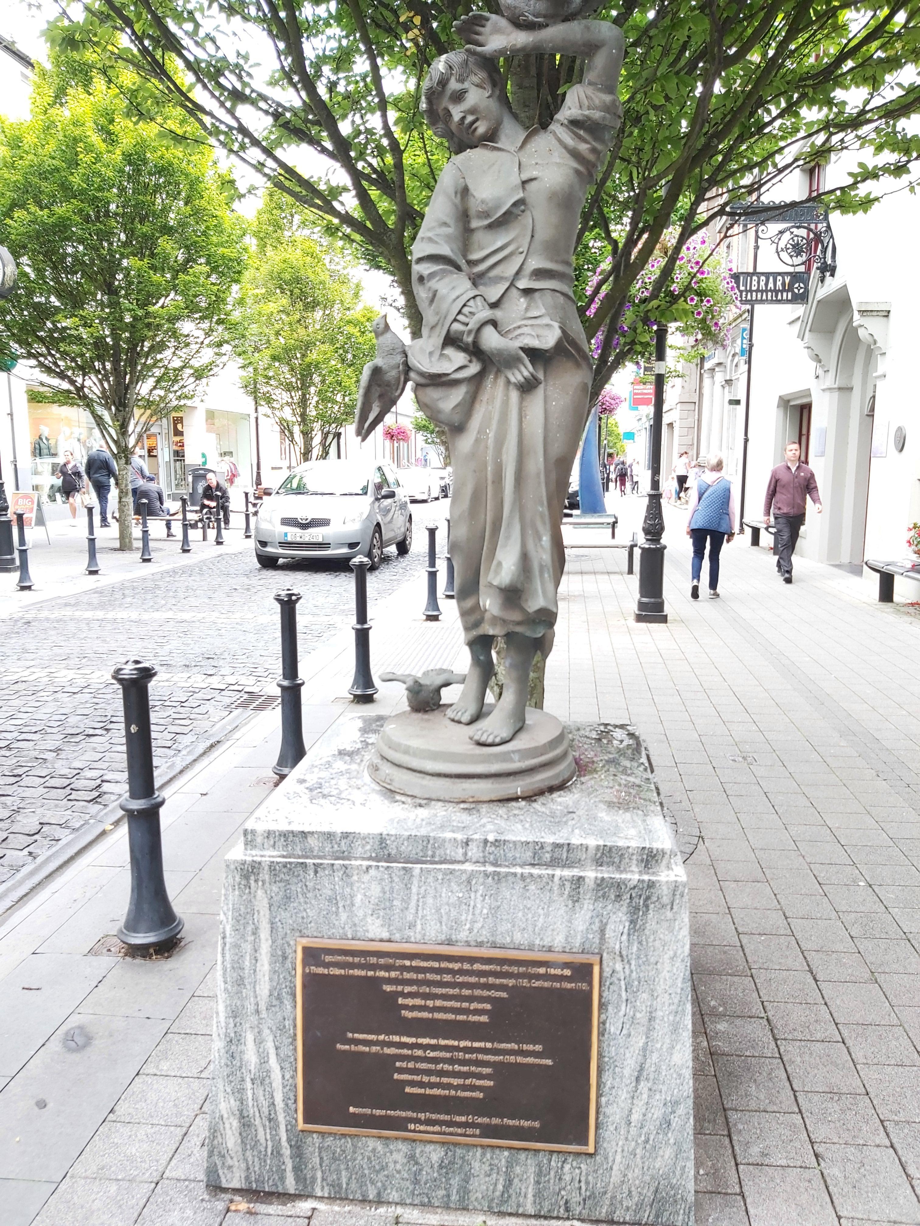 Girl famine memorial