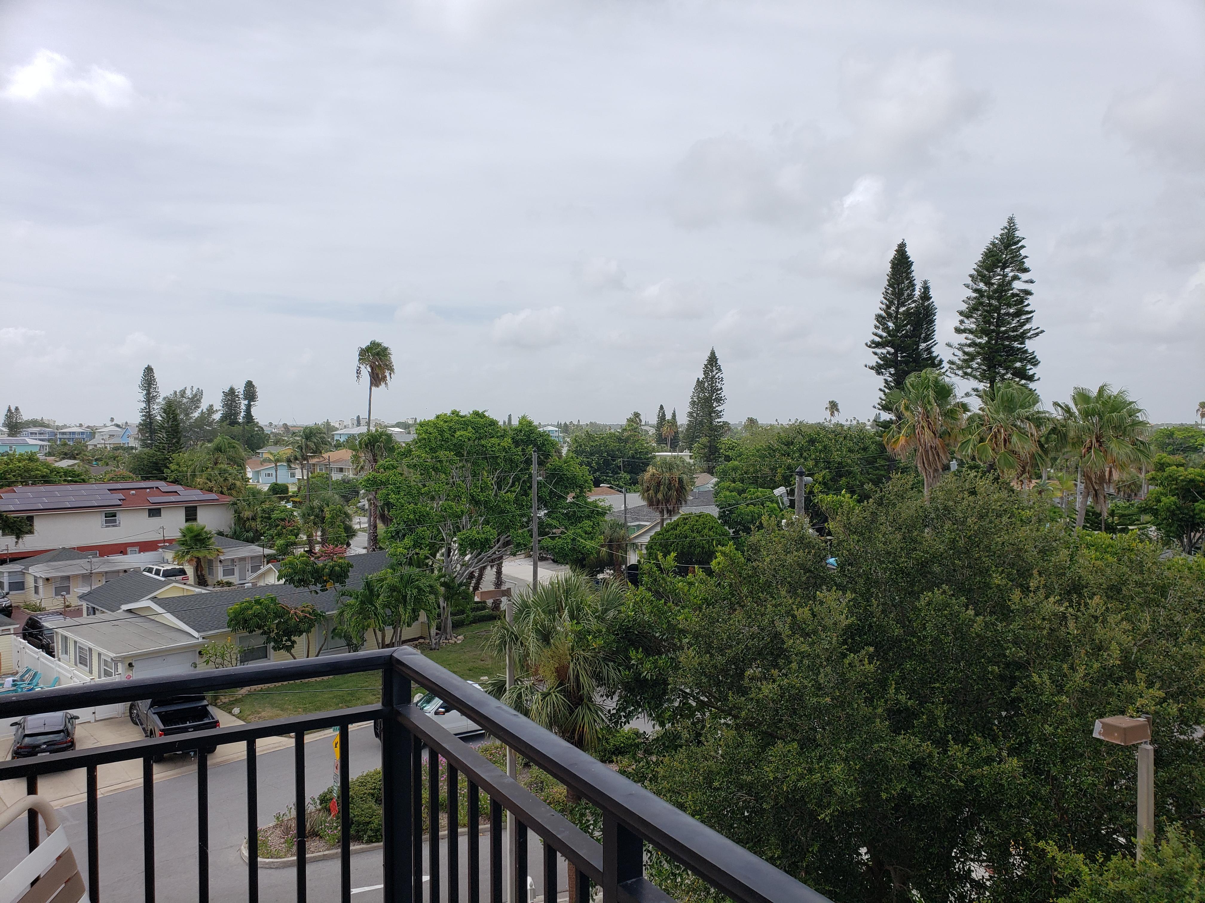 The view from one of our balconies on the 4th floor.