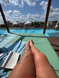 Rooftop pool