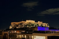 View from the rooftop terrace