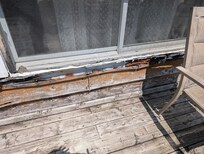 rotting window frame