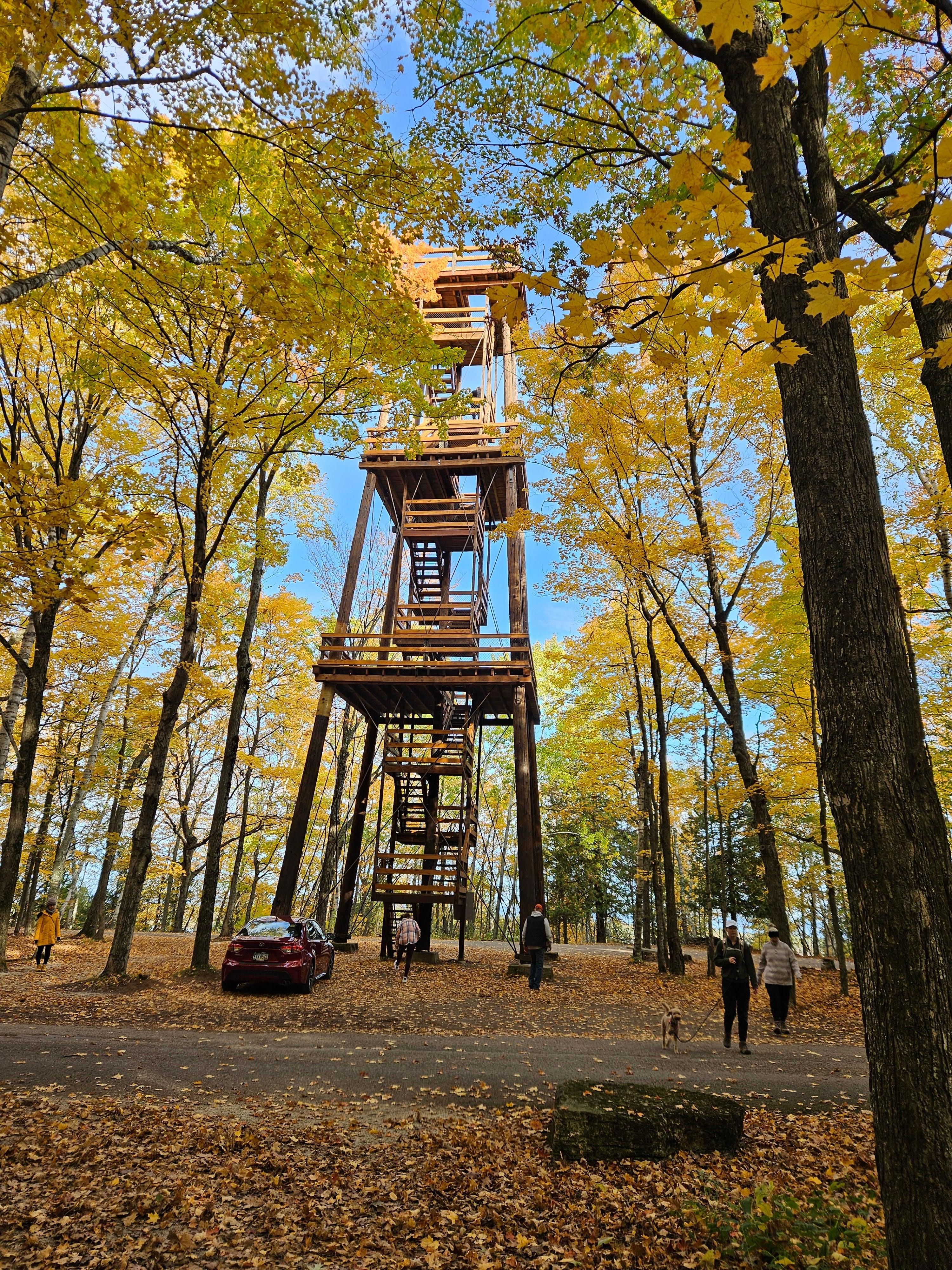 Potawatomi State Park reconstructed tower.