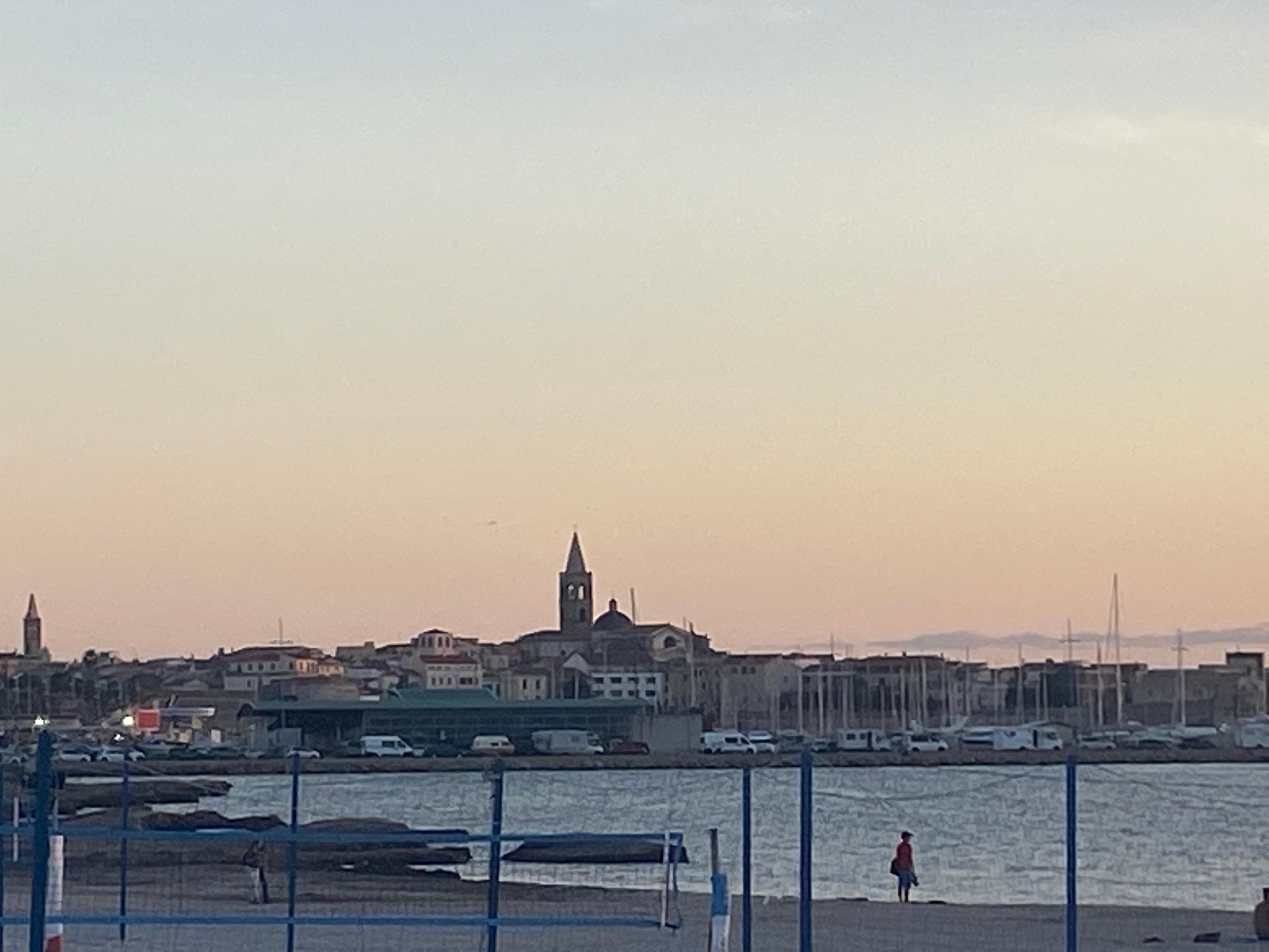 View of Old Town from rooftop Pool 