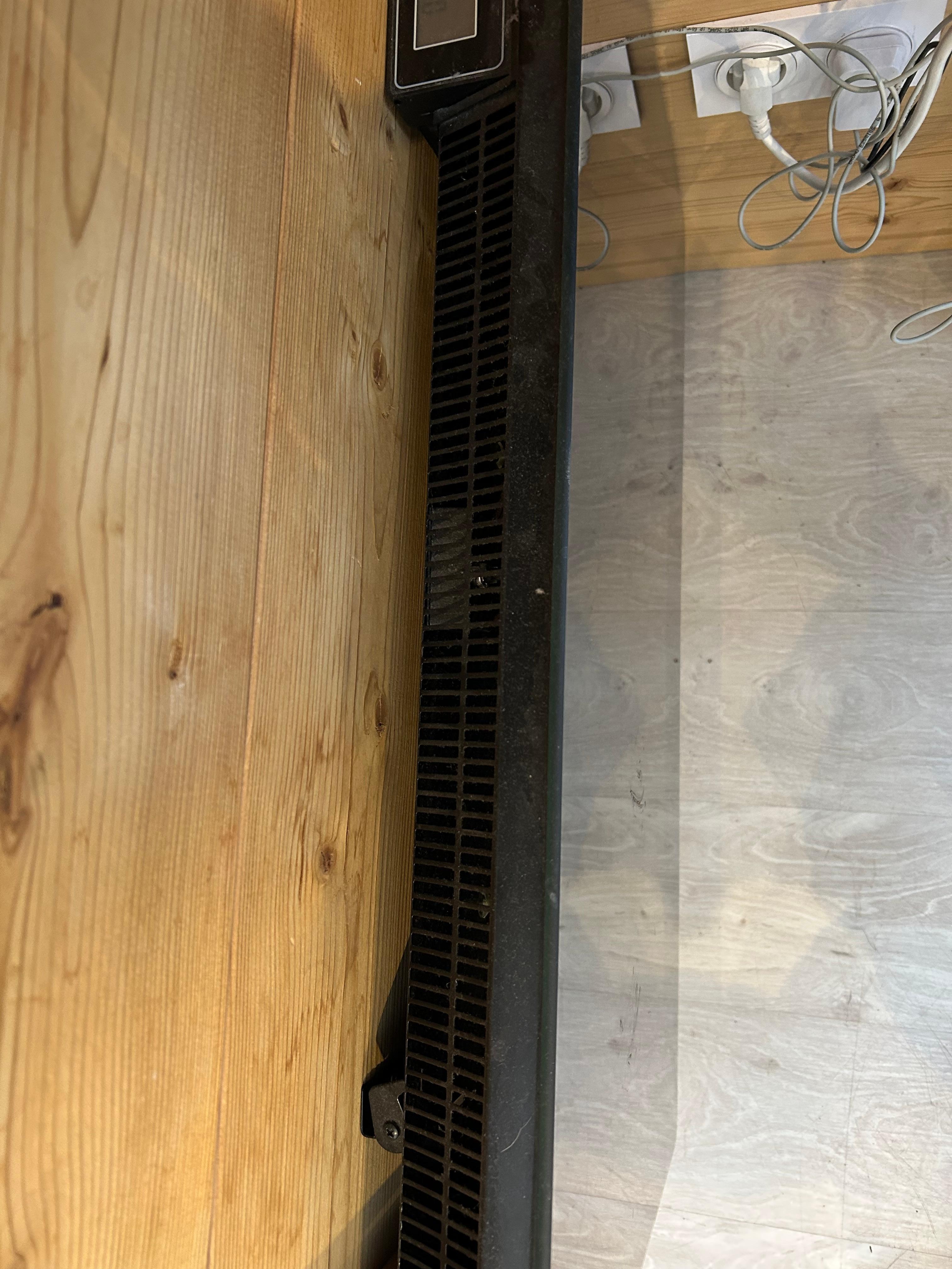 Layers of dust on radiators