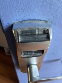 You could barely see the green light when the key went in.