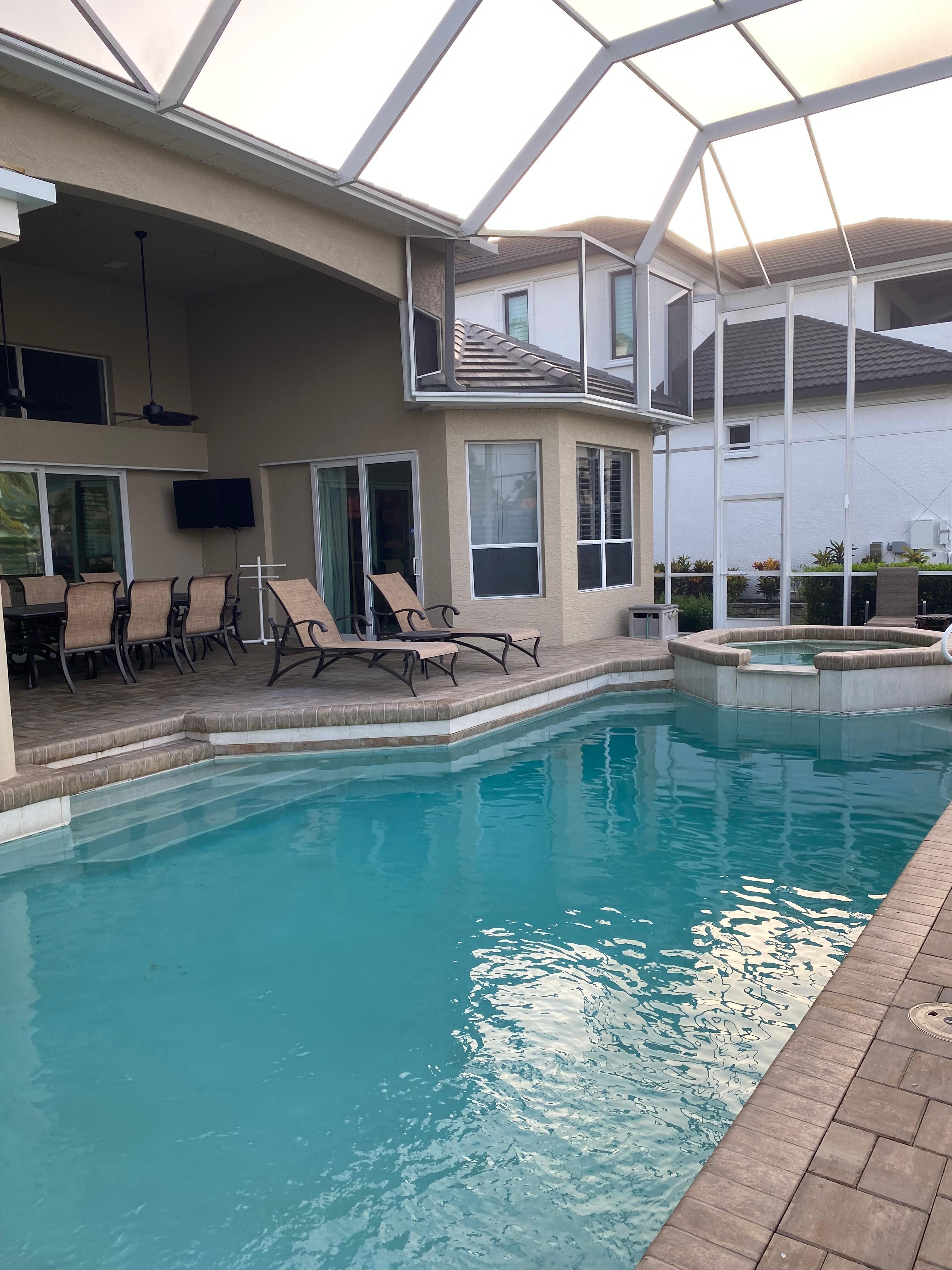 Pool area 