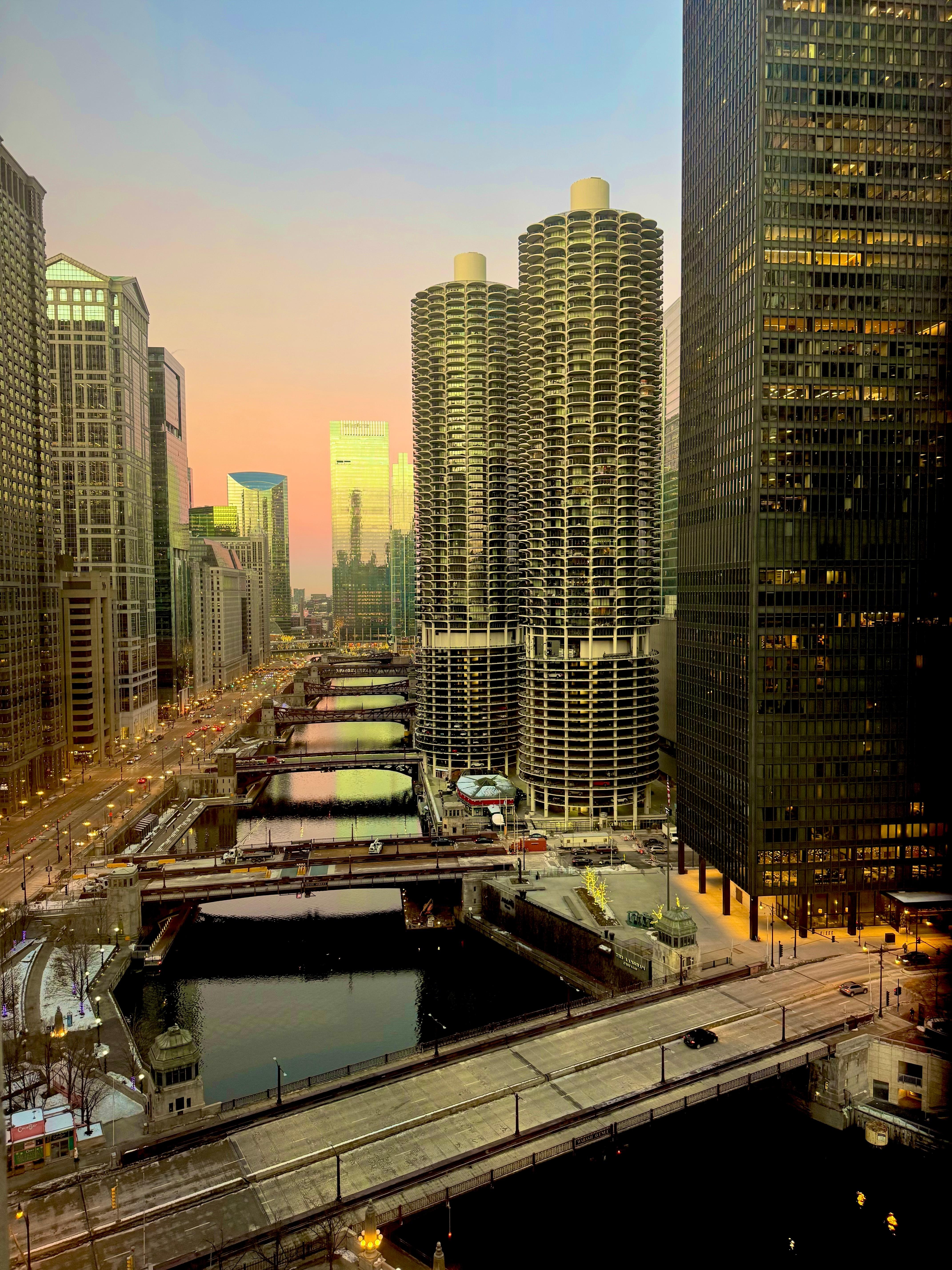 Sunrise view from the room