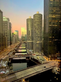 Sunrise view from the room