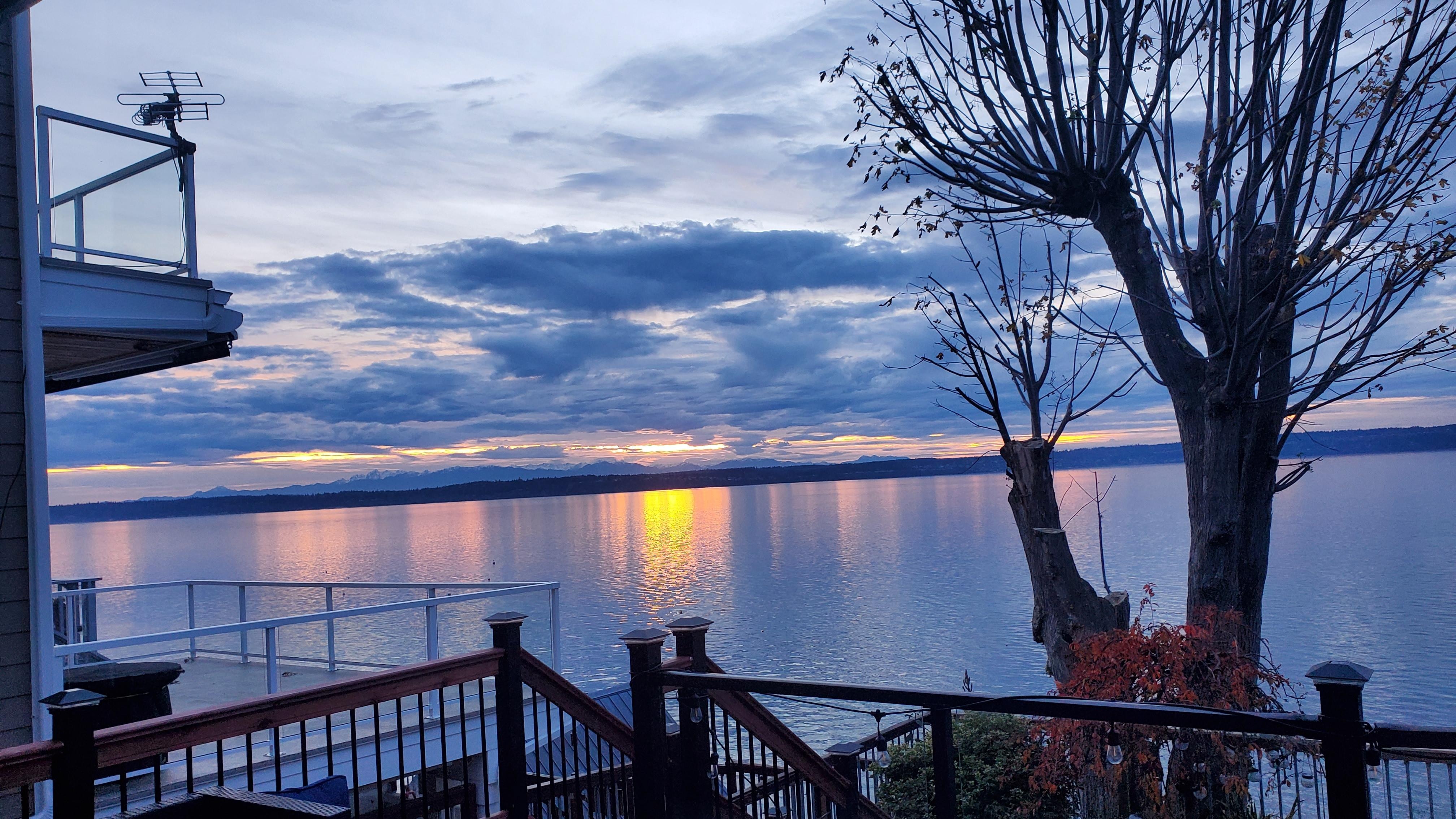 Beautiful Sunset view from house