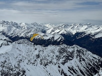From the cable car Nebblehorn.