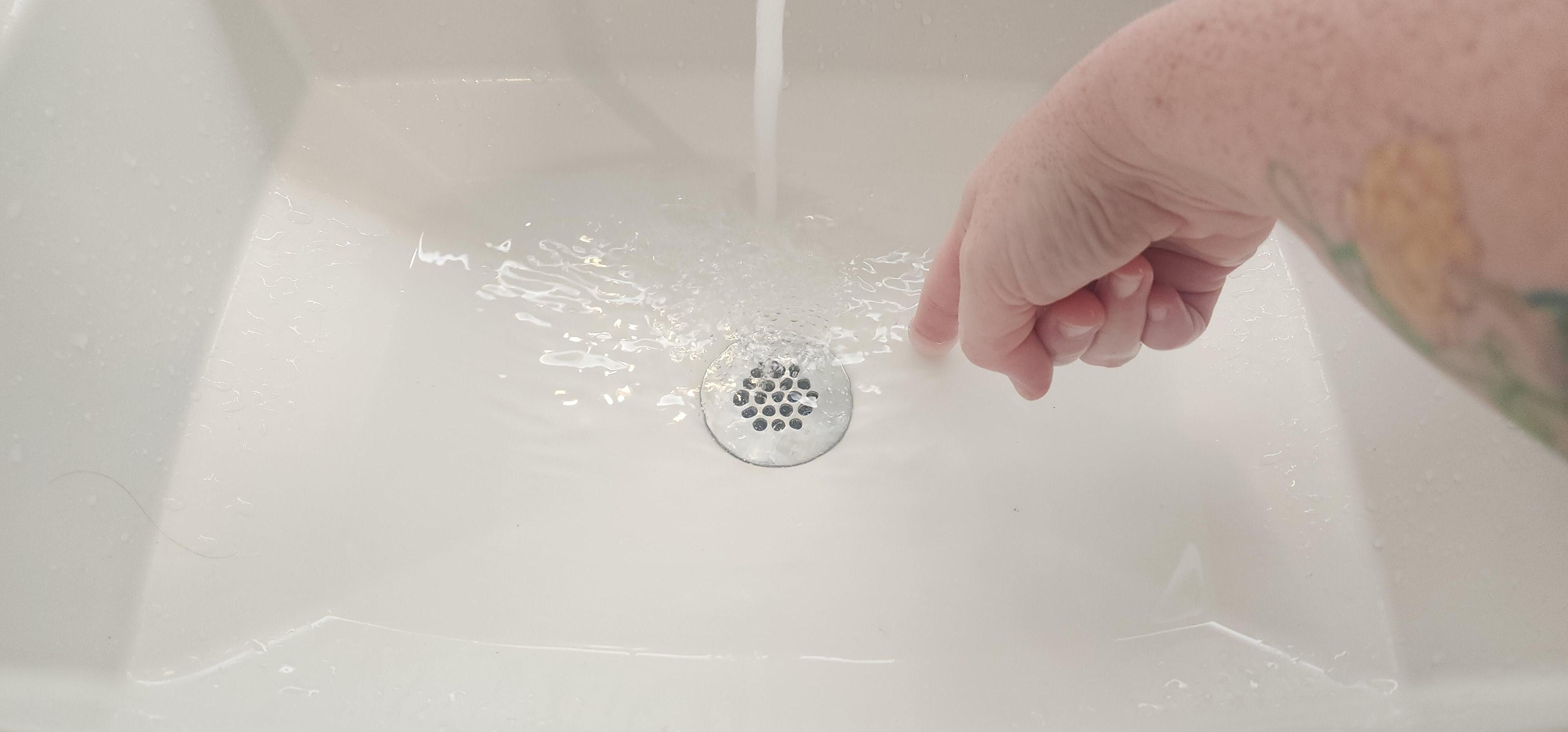 Bathroom sink not draining 