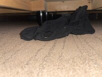 underwear left under the bed