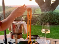 Sunset dinner at La Stellata
