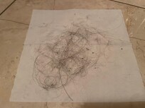 ramassé sur le plancher de la salle de bain