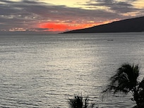 Sunset from our lanai