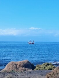 Balade sentier littoral pour se rendre au piscine Naturelle D'Alcala.
