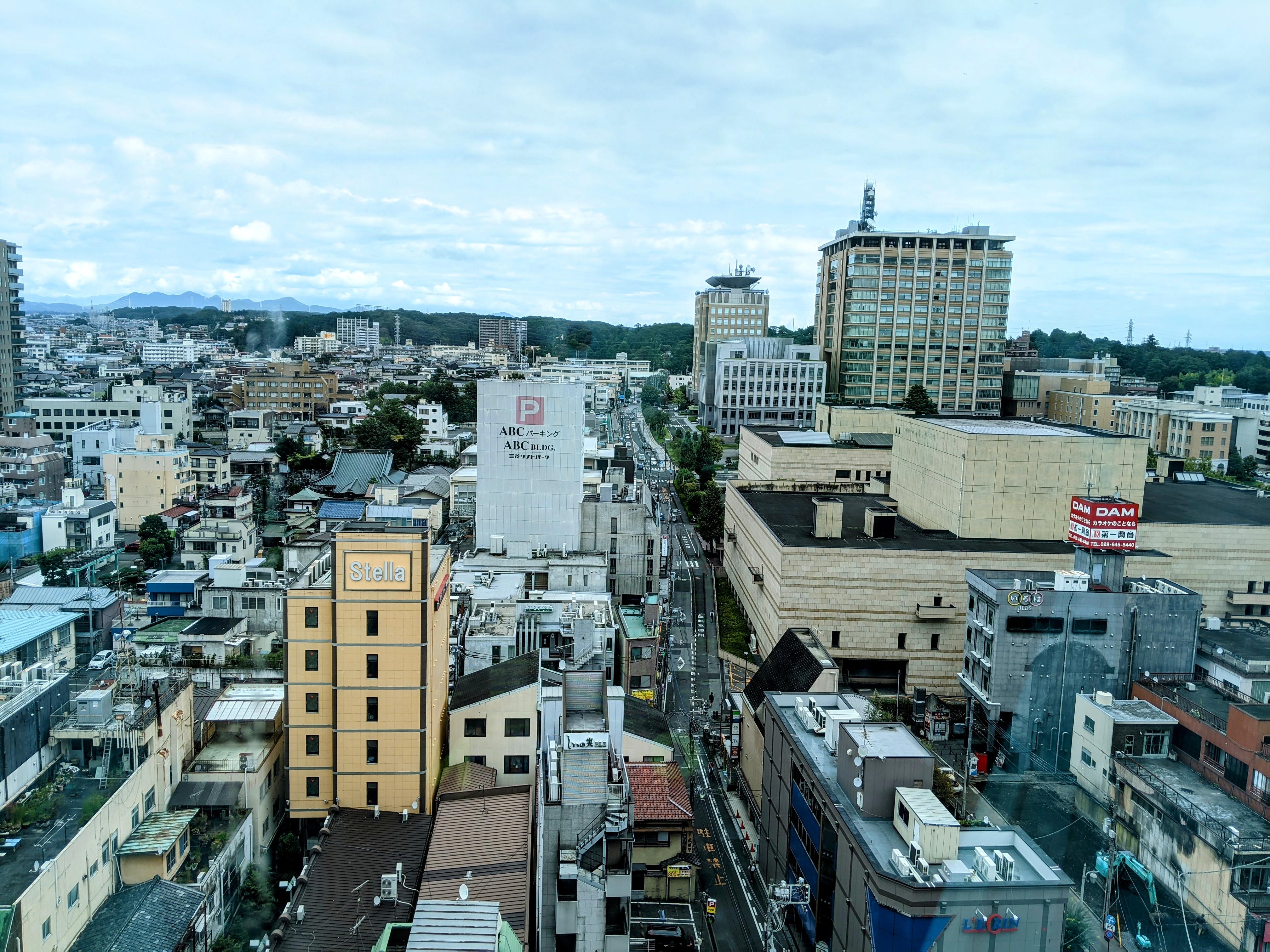 View from our 11th floor window