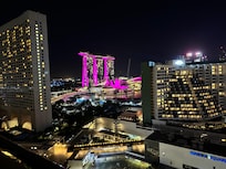 The view from the balcony