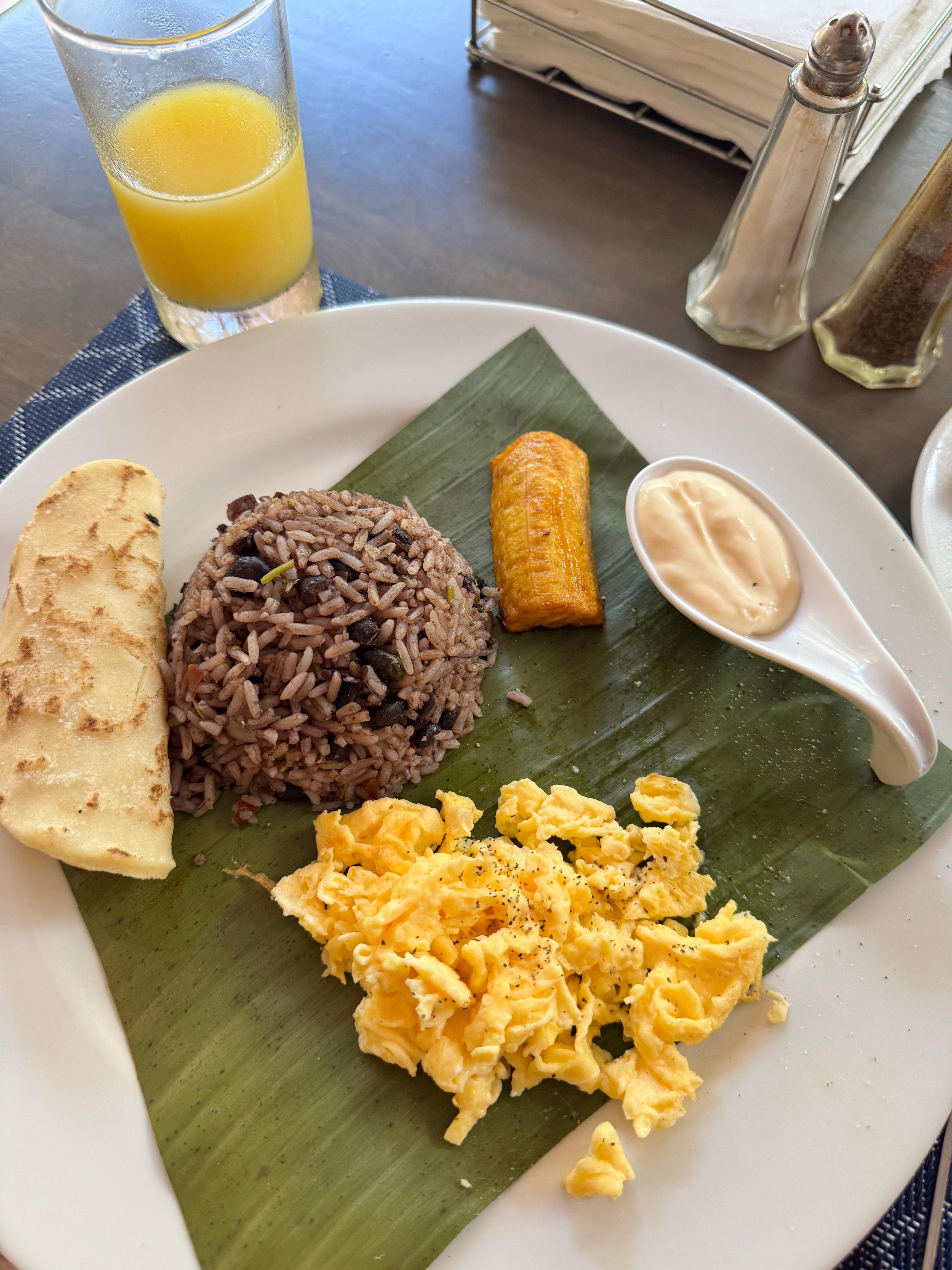 Breakfast was delicious! 