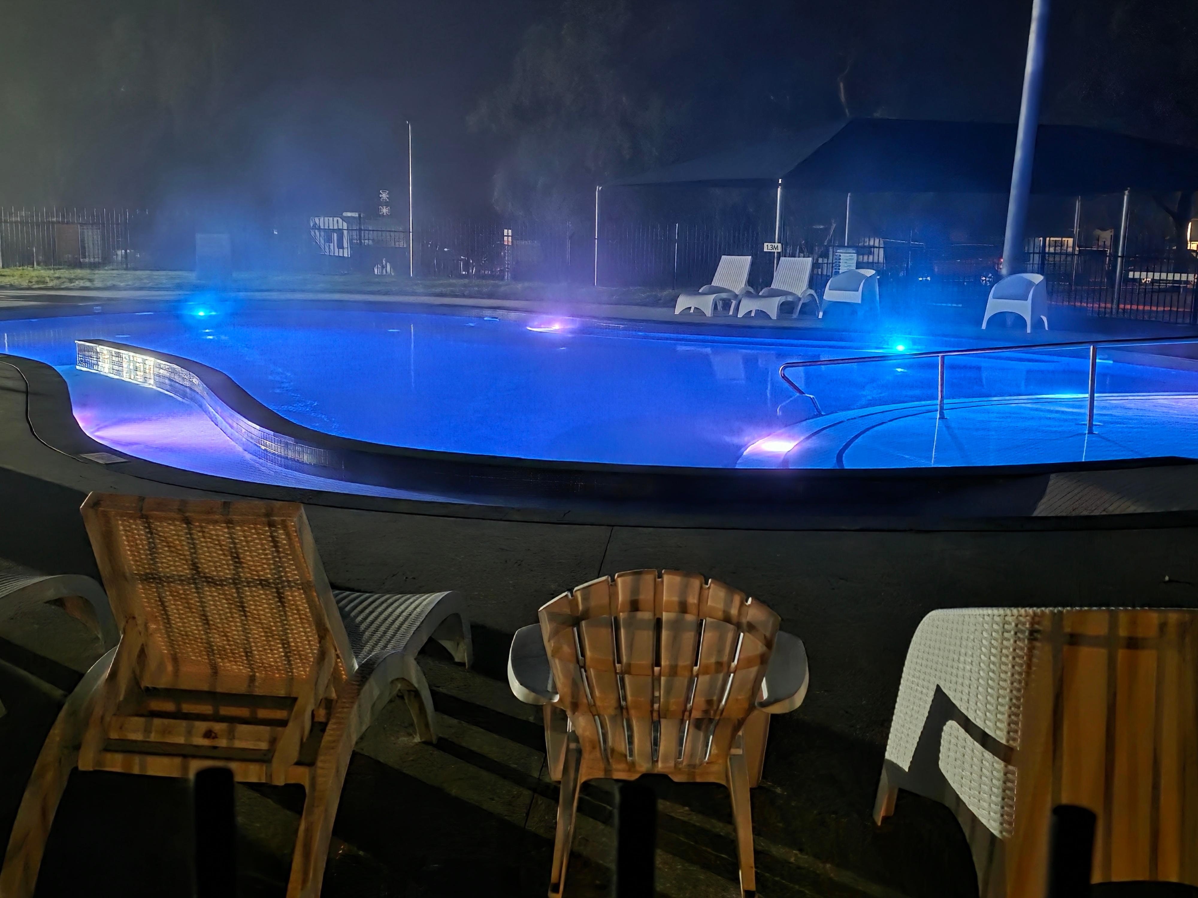 heated pool