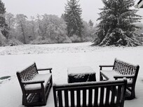 A beautiful snowy morning