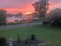 Front porch sunset