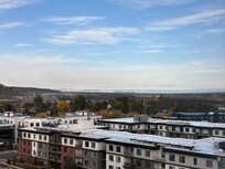 Morning view from 9th floor looking west toward the Rocky Mountains!