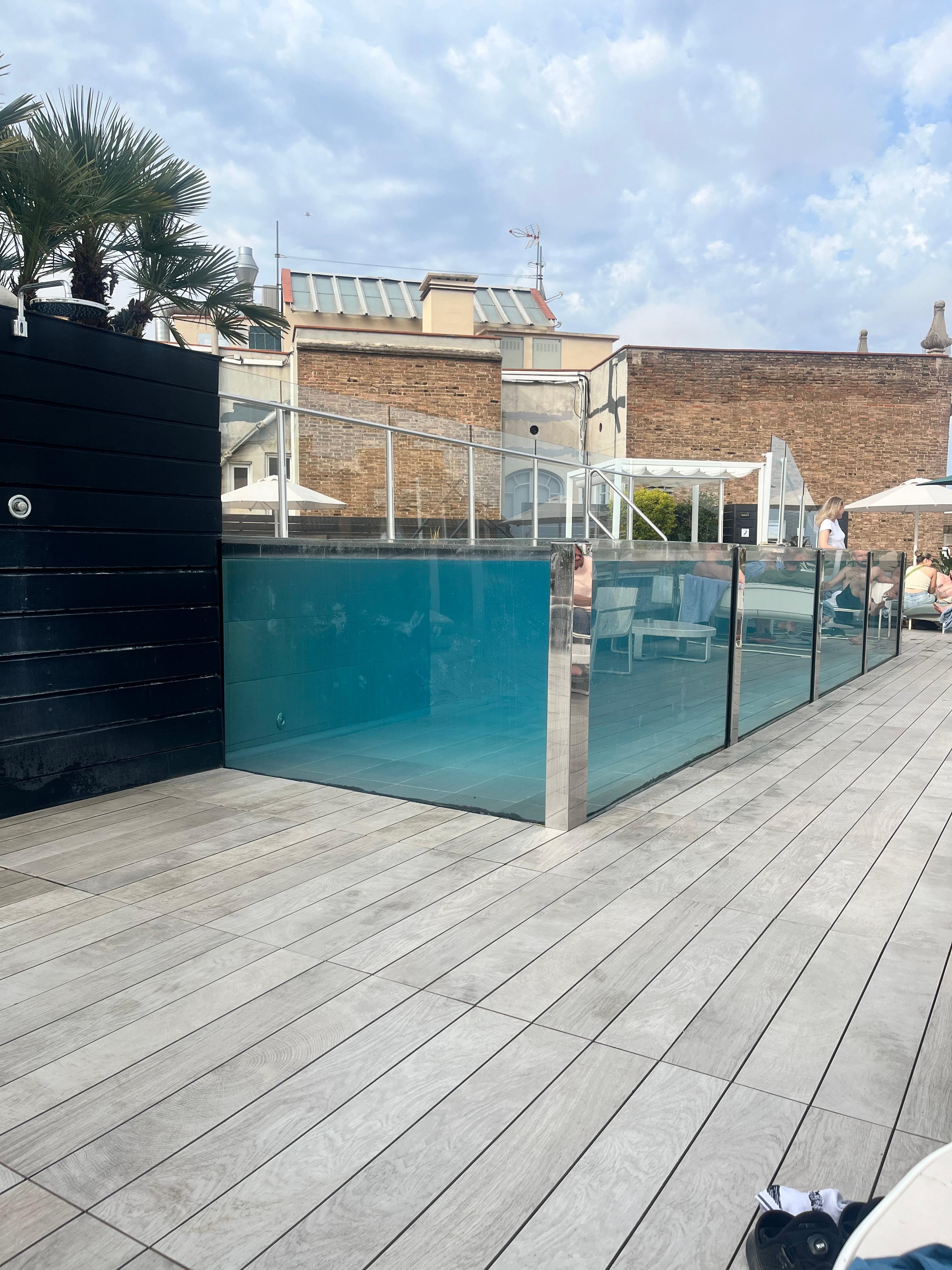 Rooftop pool