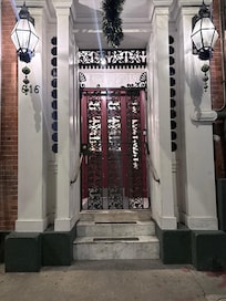 Gorgeous wrought iron door