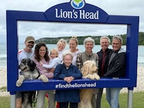 The crew minus one at Lion’s Head