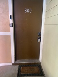 The door lock code was tricky to lock it. Never fully figured it out.