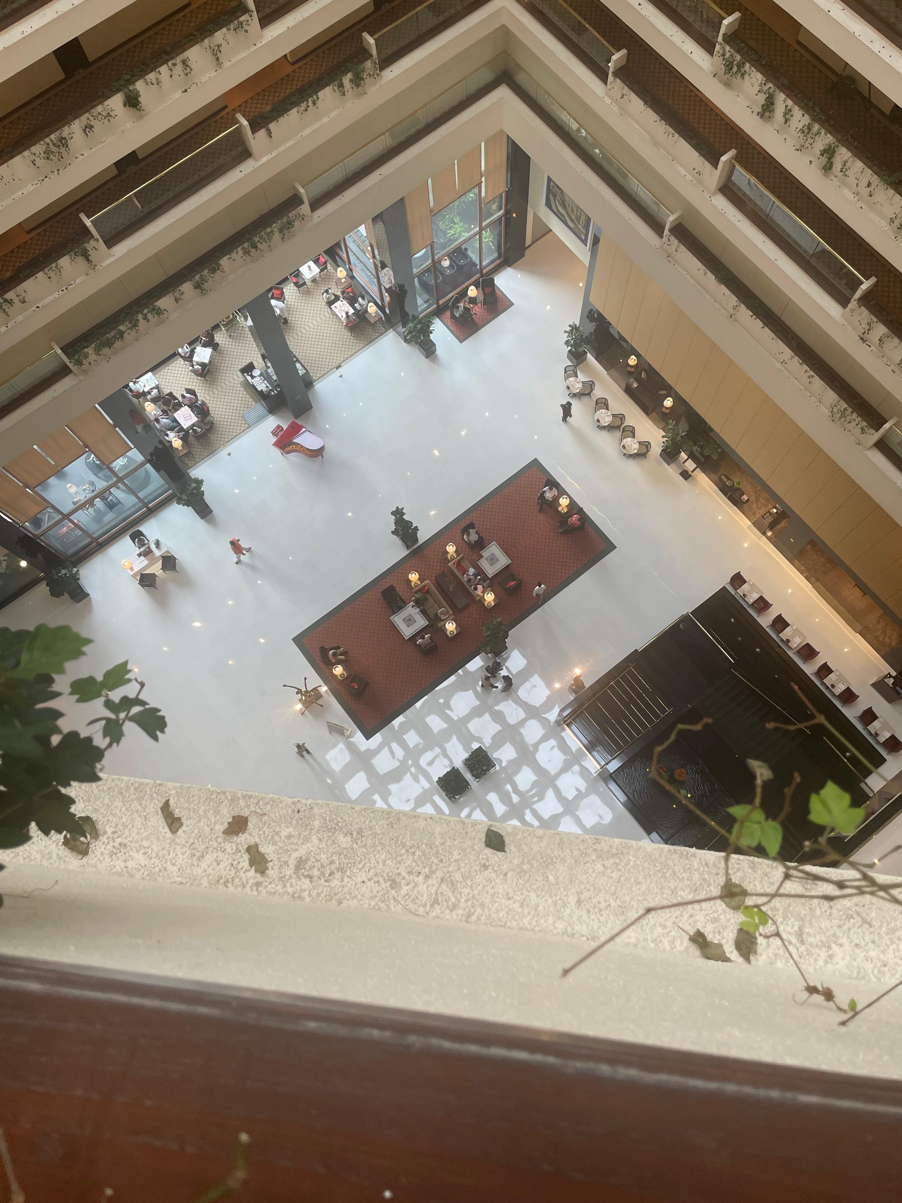 Lobby view from atrium