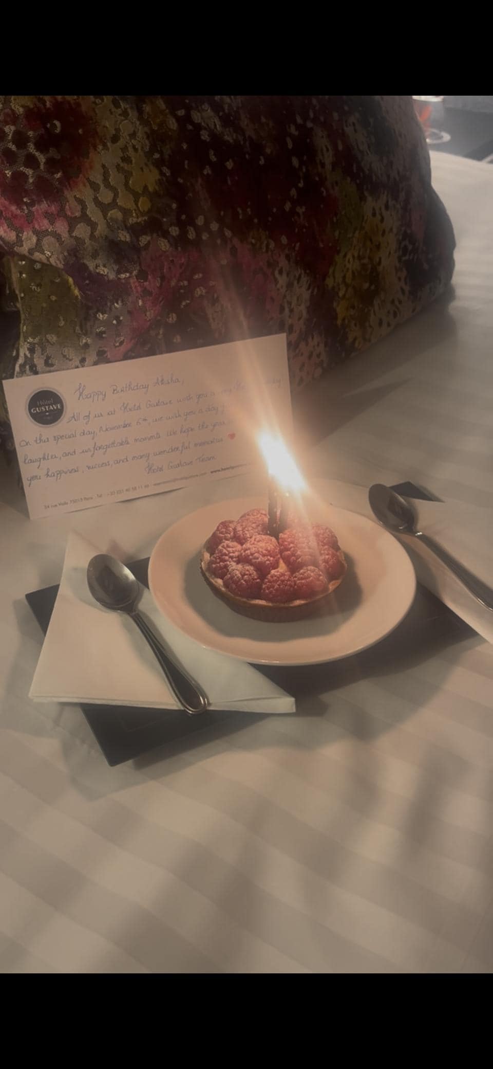 This was in my room when I arrived. 