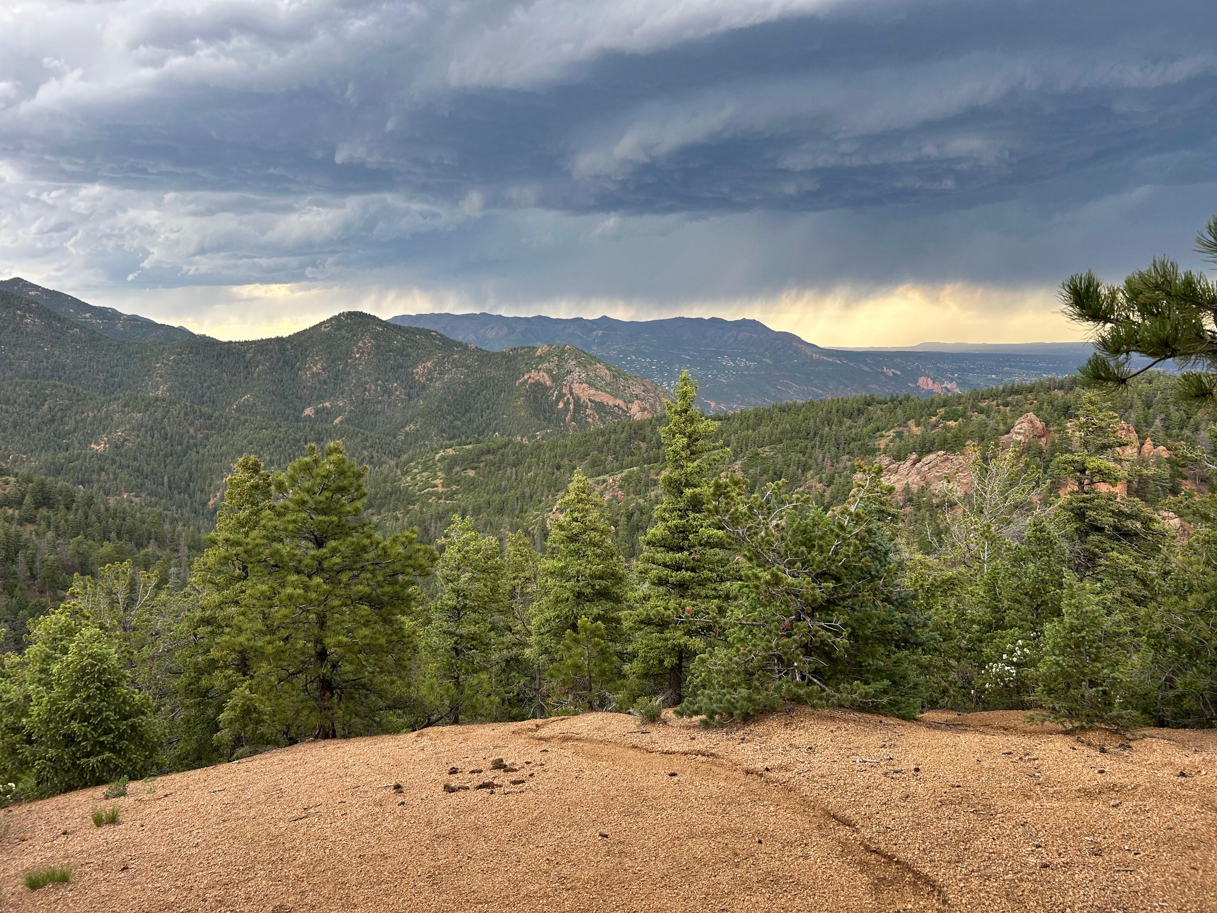 A photo I took while MTB up Captain Jack biking/hiking trail.