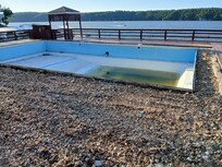 Condo pool deck during our stay.