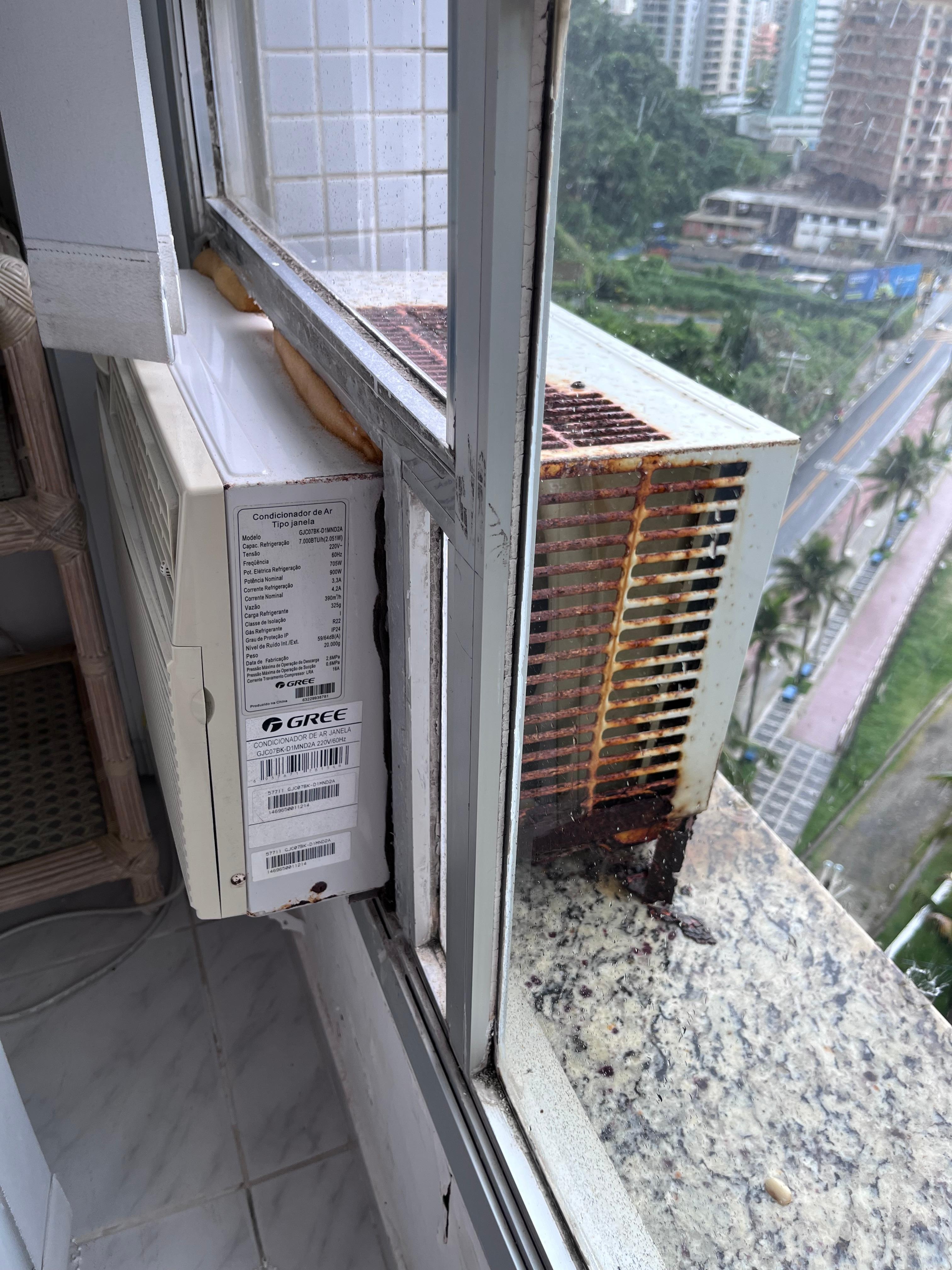 ar condicionado que nao funciona