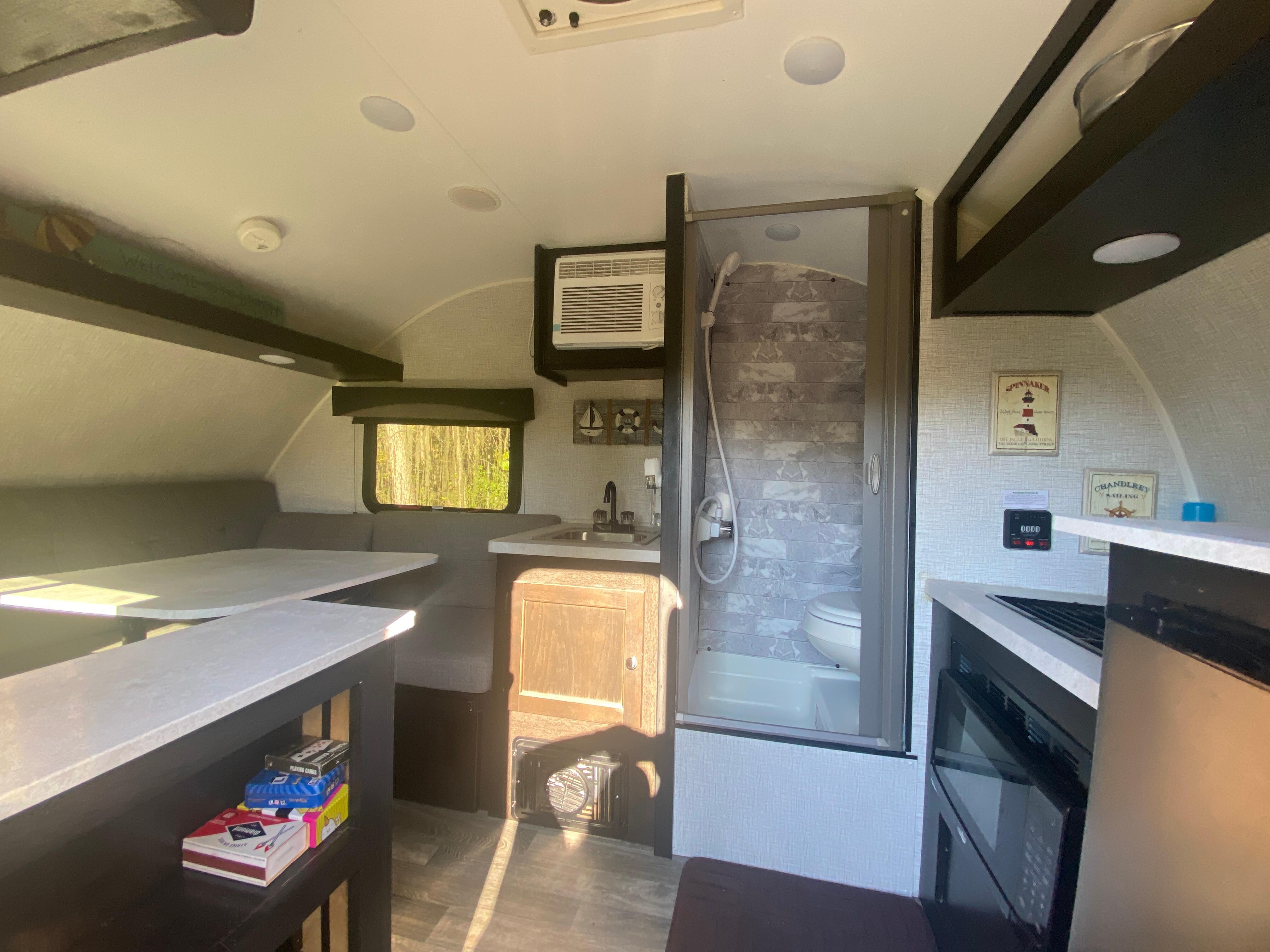 Inside of camper