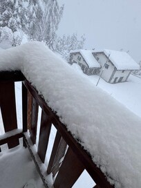 Heavily snow fall at the last day