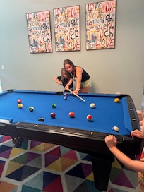 Tons of games at this house for entertainment!