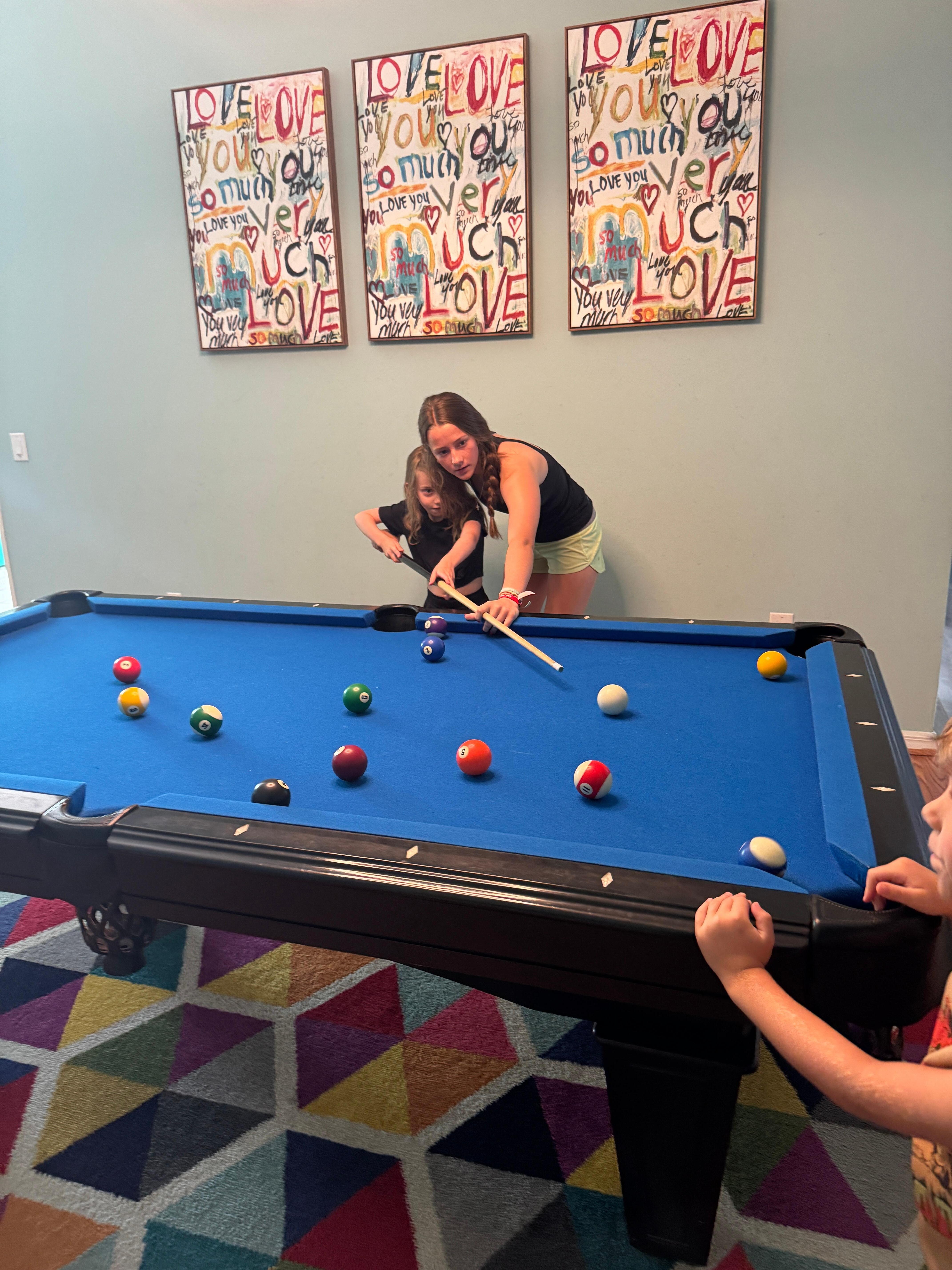 Tons of games at this house for entertainment! 