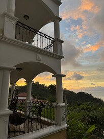 Sunset balcony views
