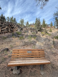 View of condo from trail