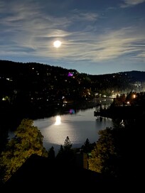 Night view from the patio. Breathtaking indeed!