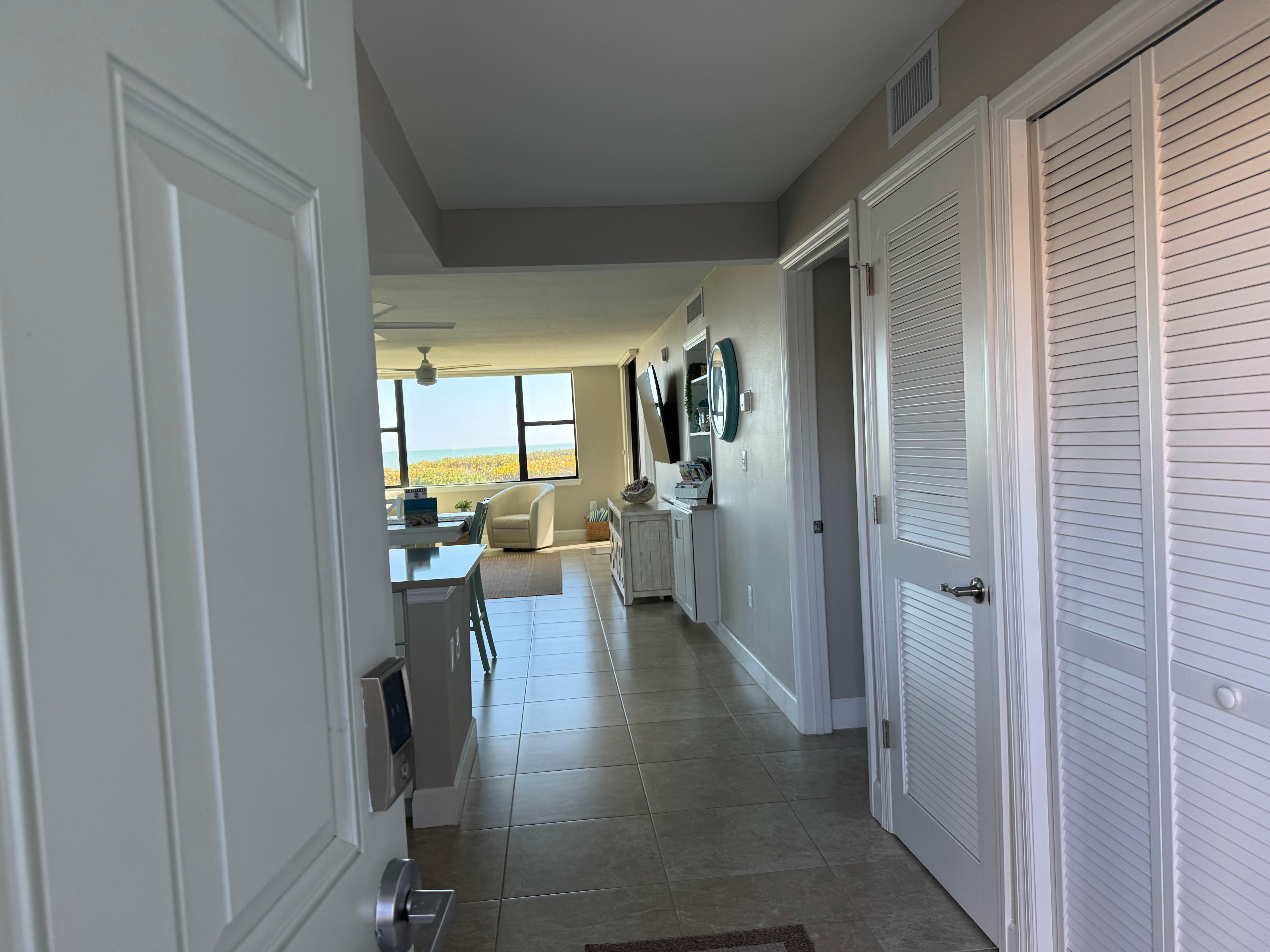 Stepping in to the unit