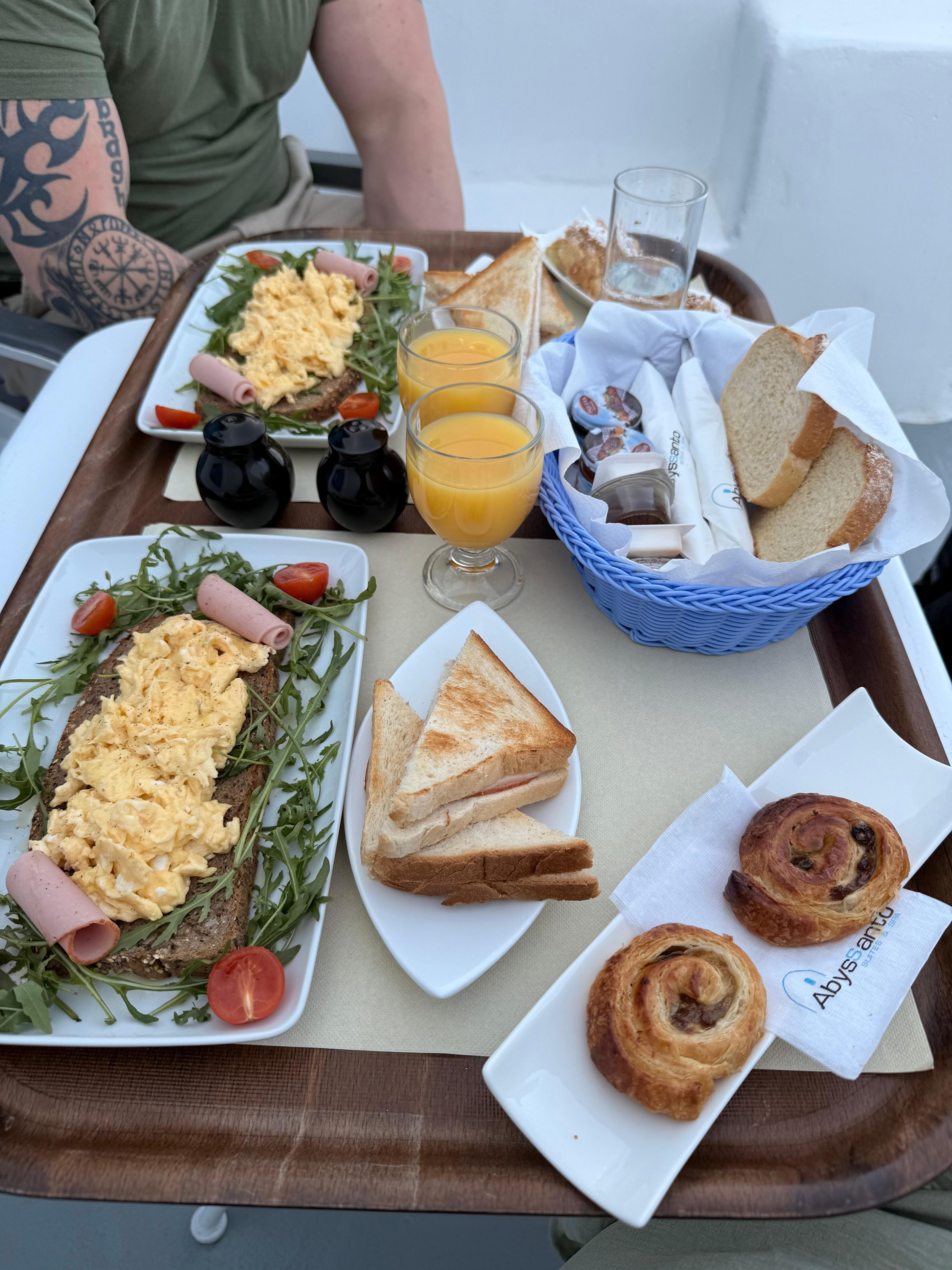 Breakfast was yum!