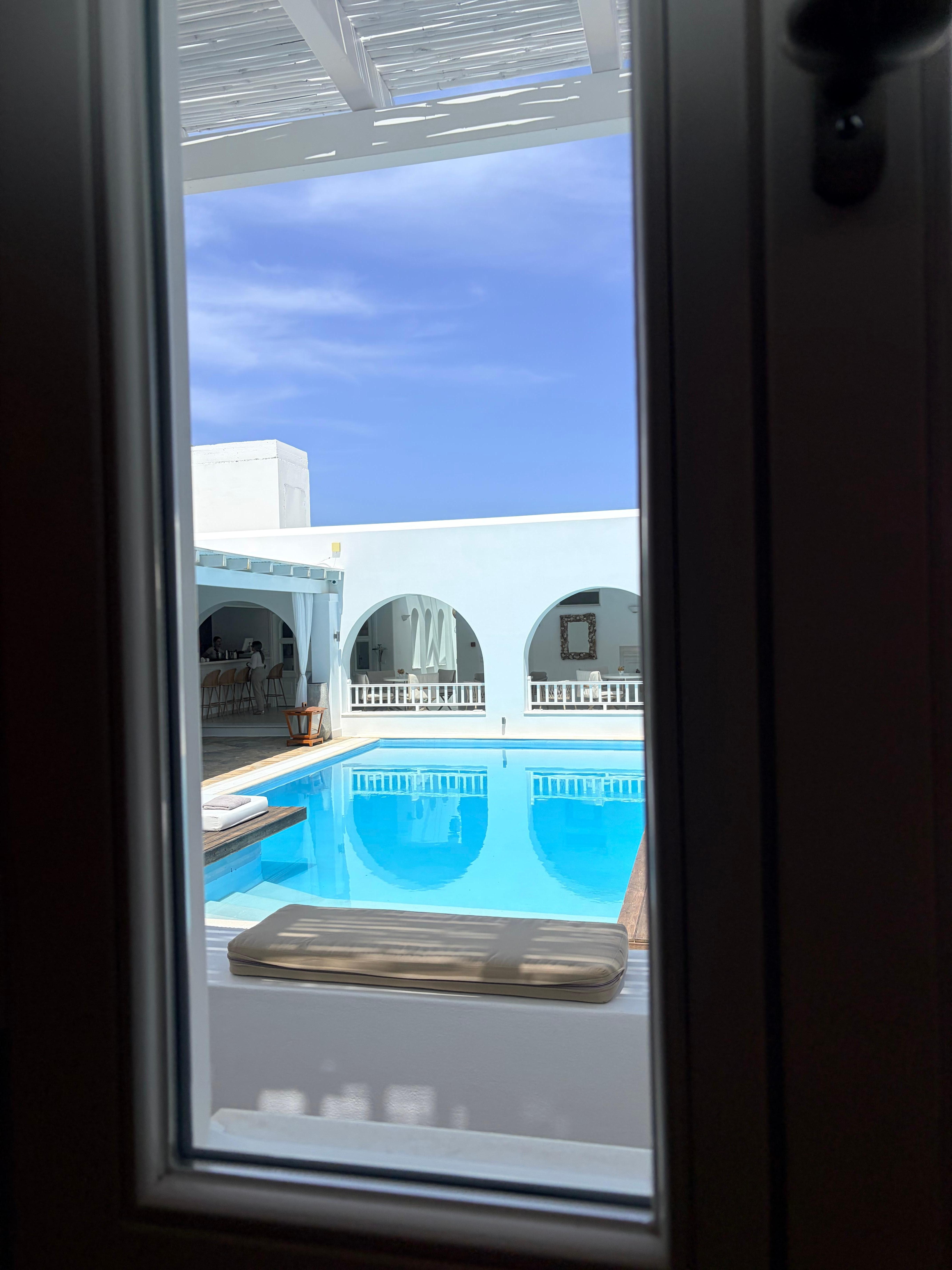 Our view from our room window 