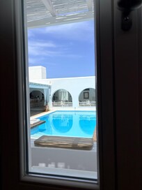 Our view from our room window