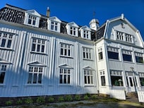 Hotel close up.